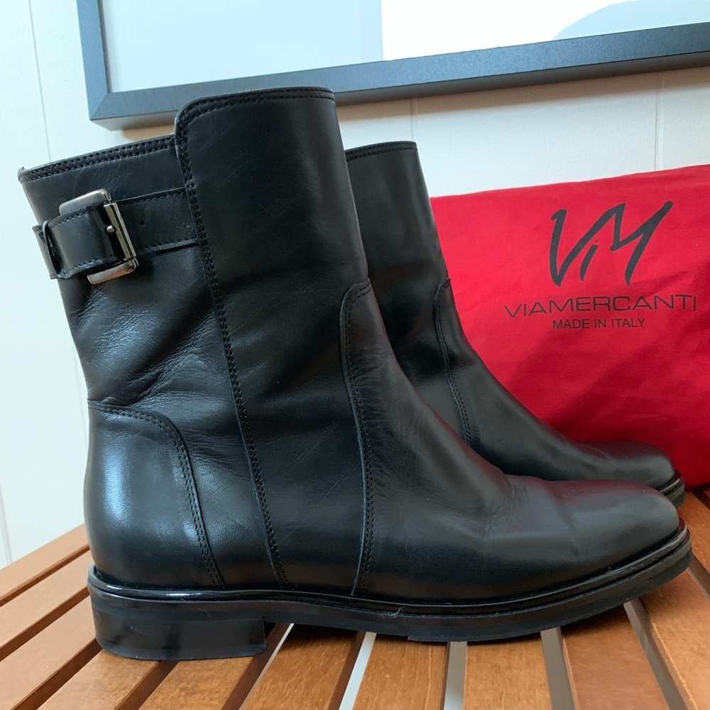 Viamercanti Italian Made Moto Boots